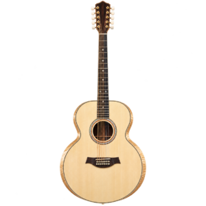 Guitare acoustique douze cordes Grand Chœur de face
