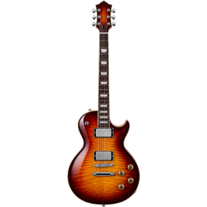 Guitare électrique Horizon sunburst de face